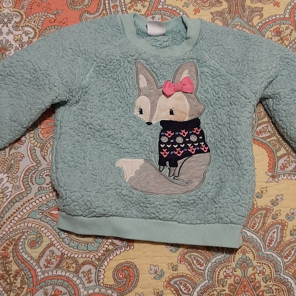 Fox fleece sweater